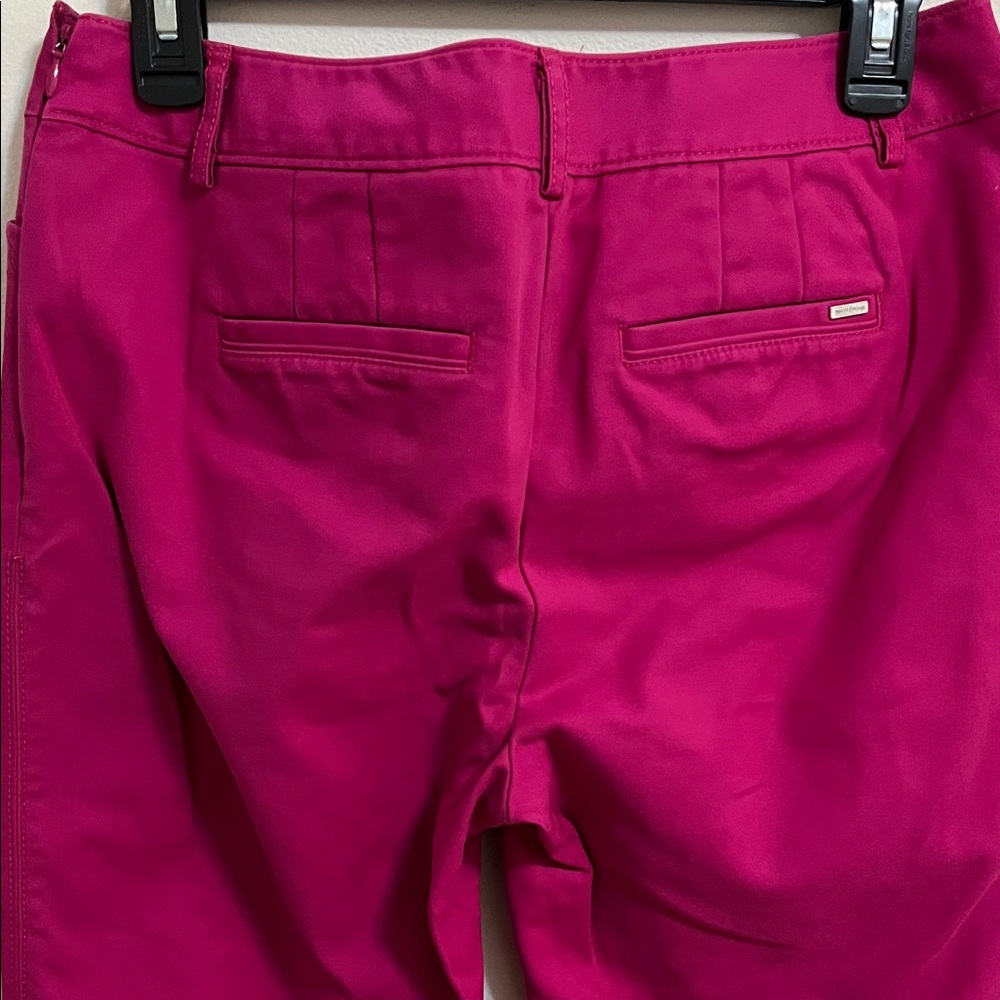 White House Black Market Perfect Form Ankle Pants 6R Fuchsia Classic Mid Rise - Picture 8 of 14